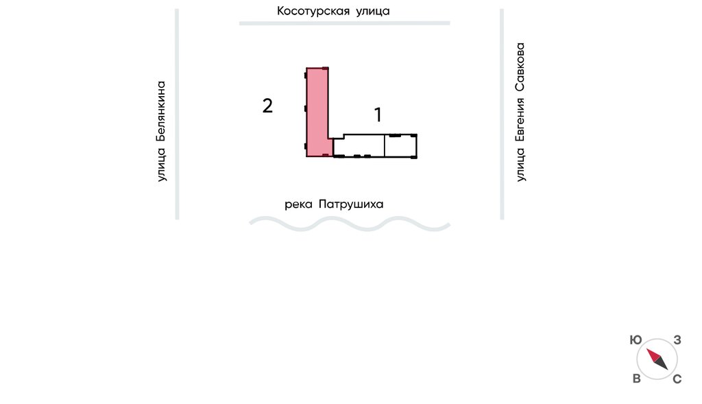 1-комнатная квартира: Екатеринбург, микрорайон Широкая Речка (34.8 м²)