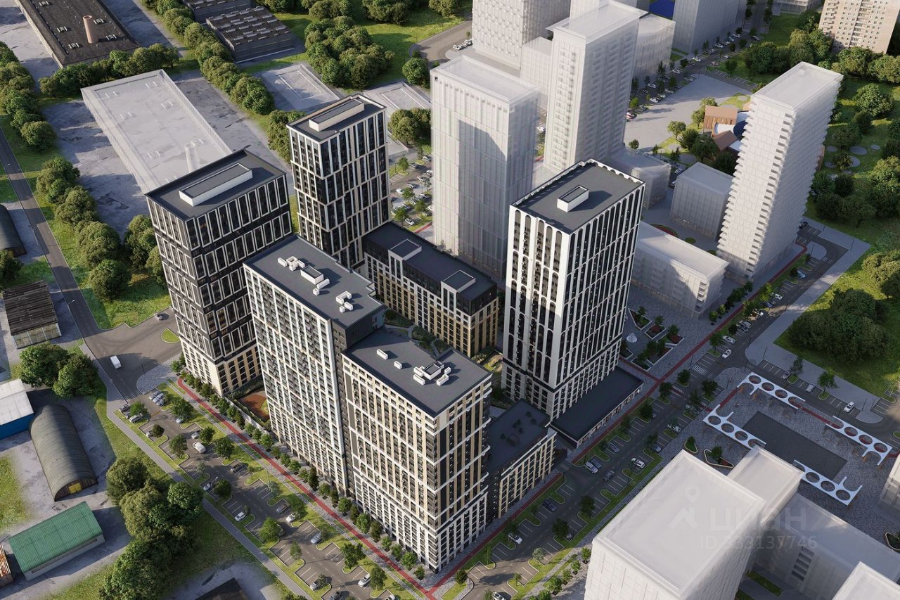 Студия Свердловская область, Екатеринбург ул. Монтерская (29.62 м²)
