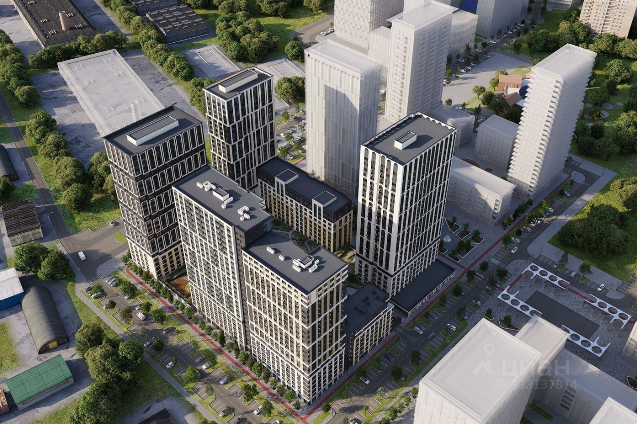 1-к кв. Свердловская область, Екатеринбург ул. Монтерская (34.36 м²)